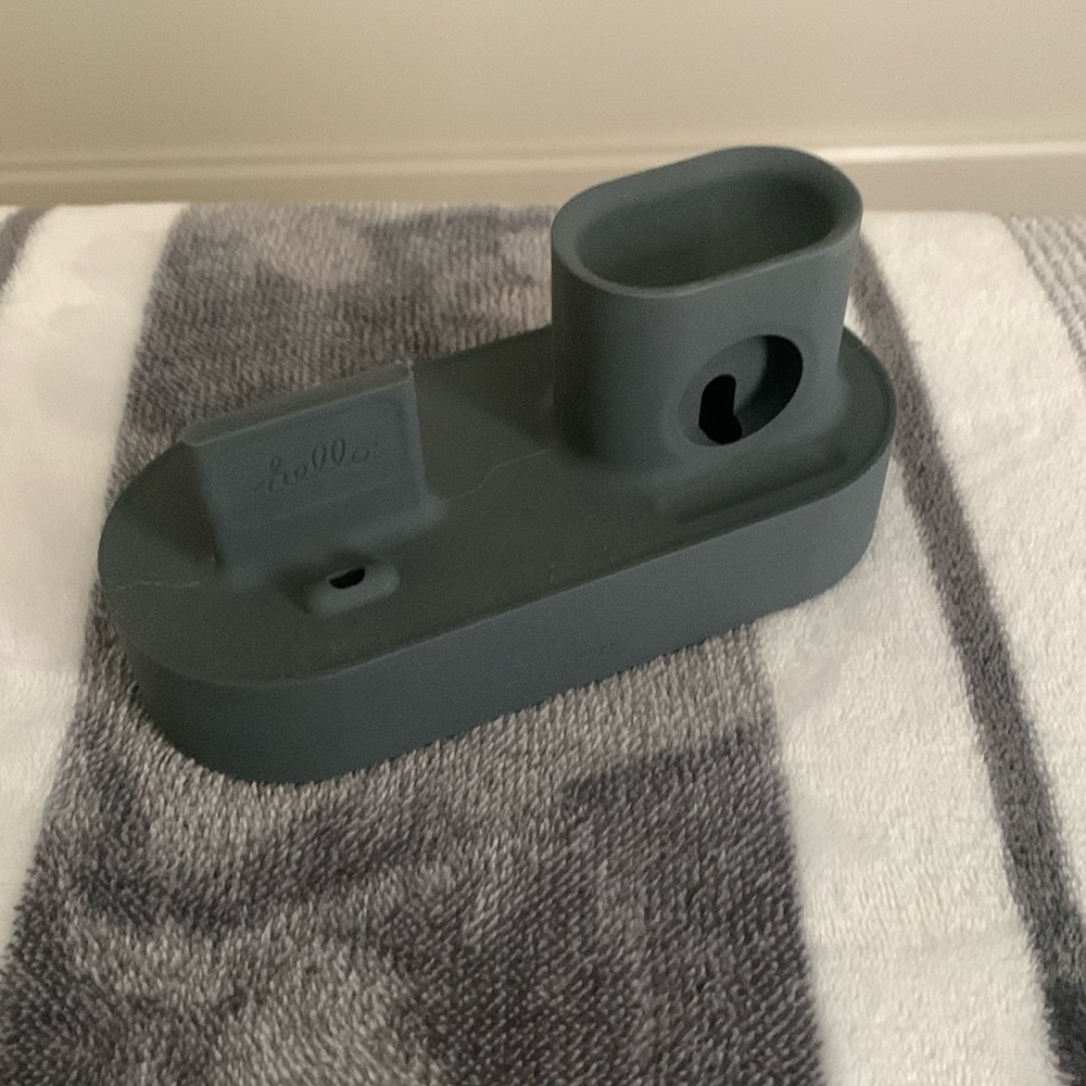 Elago - simple solutions tech docking station for iPhone, AirPods,& Apple Watch